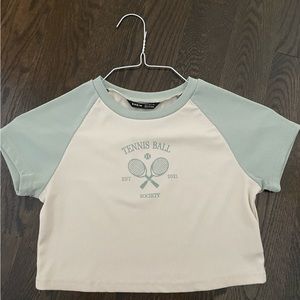 Shein small tight tennis shirt